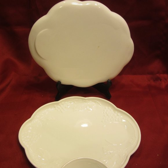 VTG 60'S LUNCHEON SET, CUP & PLATE, MILK GLASS, $20 EA SET - Picture 5 of 8
